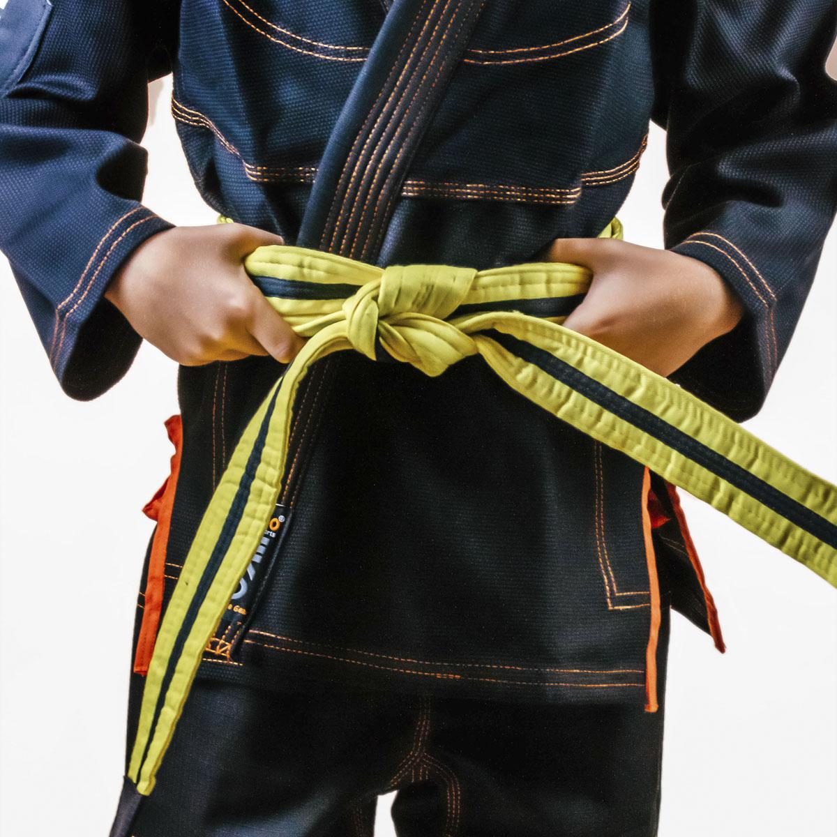 Drako Youth Black Stripe BJJ Belts