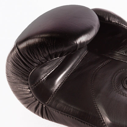 Classic Leather Black Boxing Gloves Drako