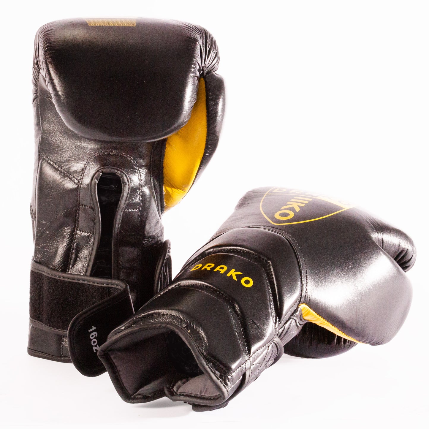 Energizer Pro Black Yellow Sparring Gloves Drako