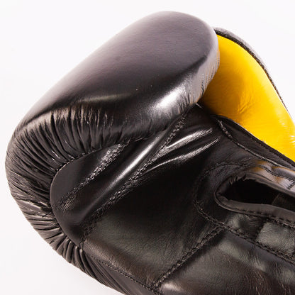 Energizer Pro Black Yellow Sparring Gloves Drako