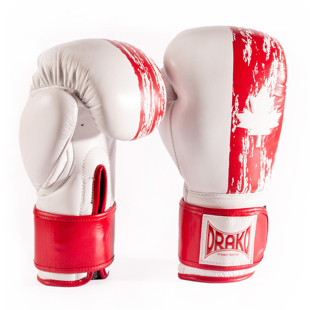 PATRIOT RED WHITE BOXING GLOVES DRAKO
